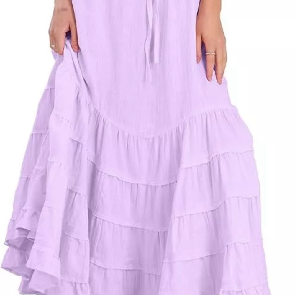 Tiered Maxi Boho Summer Skirt